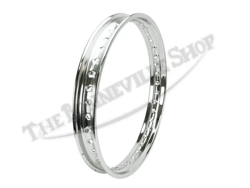 C TRIUMPH BSA TWINS CHROME HOLE WM X FRONT WHEEL RIM CWC PN# C