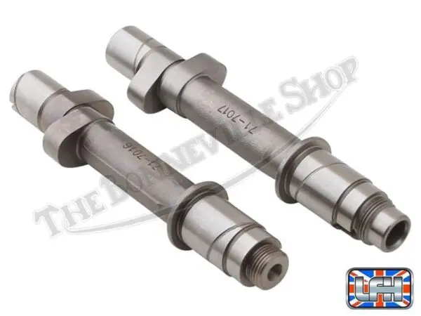 71 7017 71 7016 02 Triumph 650 750 T140 TR7 Nitrided Inlet and Exhaust Camshaft Cam Set