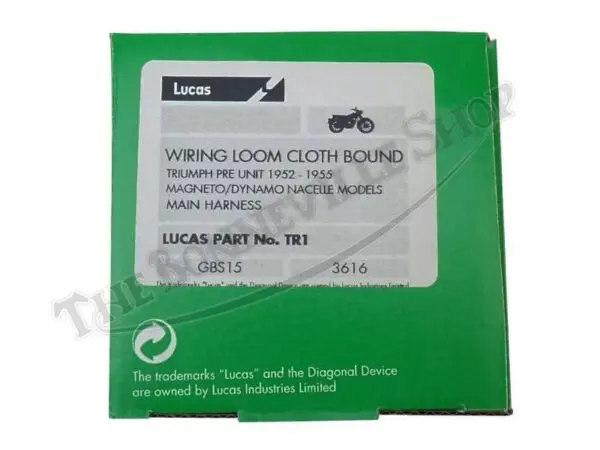 GENUINE LUCAS WIRING HARNESS TRIUMPH PRE UNIT T T T T TWINS PN#