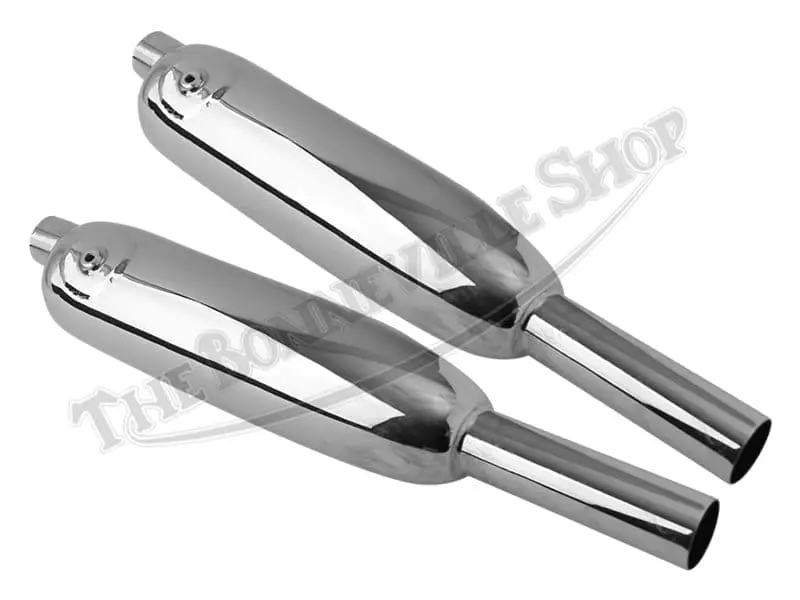 TRIUMPH TC TRC HIGH LEVEL EXHAUST SILENCERS MUFFLERS
