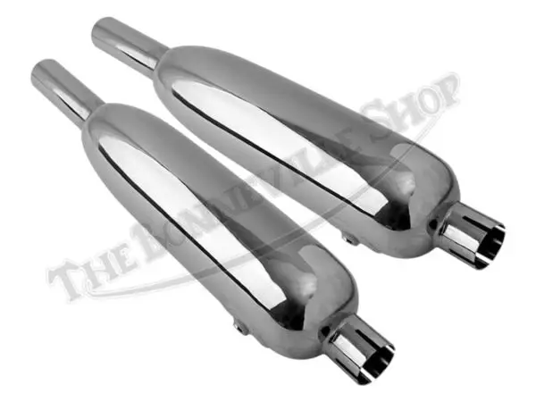 TRIUMPH TC TRC HIGH LEVEL EXHAUST SILENCERS MUFFLERS