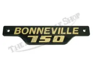 Triumph Bonneville 750 Gold On Black Sidepanel Badge 83-7317 F17317