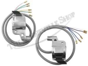 39595 39596 03 Triumph BSA Lucas Sparx Handlebar Switchgear Set