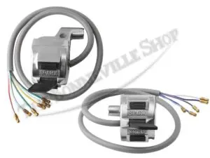 39595 39596 Triumph BSA Lucas Sparx Handlebar Switchgear Set 1