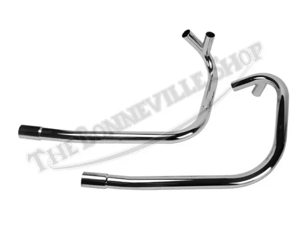 Triumph TR6 T120 Bonneville Tiger Exhaust Header Pipes 1972 PN# 71-2636 71-2637