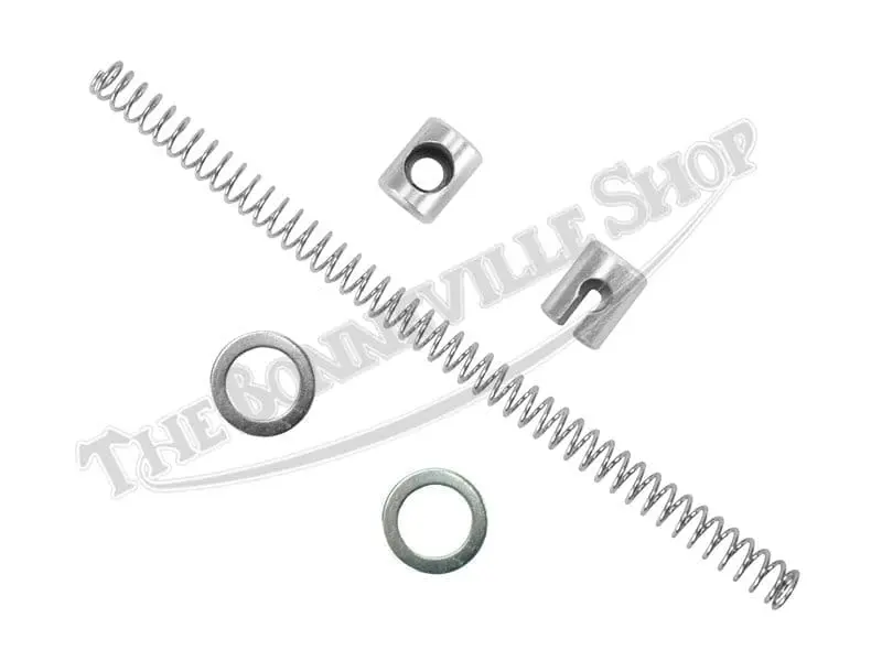 TBS 0665 01 TRIUMPH BSA 650 750 CONICAL HUB FRONT BRAKE CABLE HARDWARE SPRING KIT PN TBS 0665