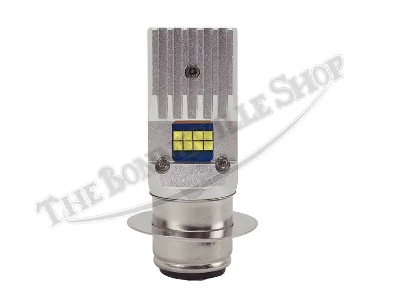 Triumph LED headlight 446 LED 01 TRIUMPH NORTON BSA BPF PREMIUM LED HEADLIGHT BULB POSITIVE NEGATIVE GROUND