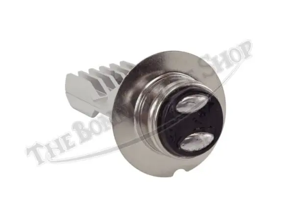 446 LED 02 TRIUMPH NORTON BSA BPF PREMIUM LED HEADLIGHT BULB POSITIVE NEGATIVE GROUND