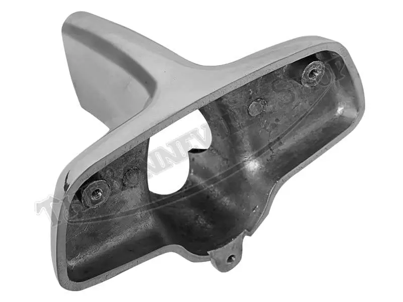 68 6823 01 BSA A50 A65 POLISED ALLOY REAR TAILLAMP CARRIER W CUTOUT