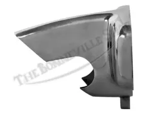 68 6823 04 BSA A50 A65 POLISED ALLOY REAR TAILLAMP CARRIER W CUTOUT