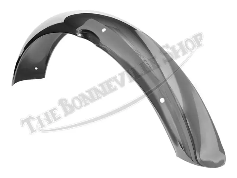 TRIUMPH HOLE CHROME FRONT MUDGUARD FENDER