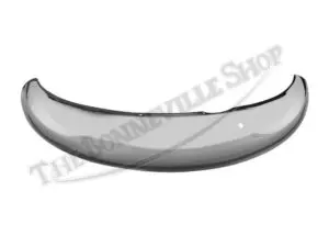 TRIUMPH HOLE CHROME FRONT MUDGUARD FENDER
