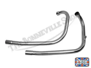 71 2753 UN 02 TRIUMPH 1971 650 OIL IN FRAM EXHAUST PIPE SET UNBALANCED
