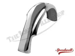 82 5955 02 TRIUMPH 500 650 ALLOY REAR FENDER MUDGUARD PLAIN EDGE UNDRILLED 1964 66