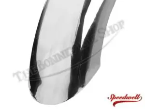 82 5955 04 TRIUMPH 500 650 ALLOY REAR FENDER MUDGUARD PLAIN EDGE UNDRILLED 1964 66