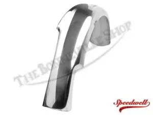 82 5955A 02 TRIUMPH 500 650 ALLOY REAR FENDER MUDGUARD ROLLED EDGE UNDRILLED 1966 74 1