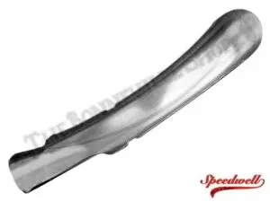 82 5955A 06 TRIUMPH 500 650 ALLOY REAR FENDER MUDGUARD ROLLED EDGE UNDRILLED 1966 74