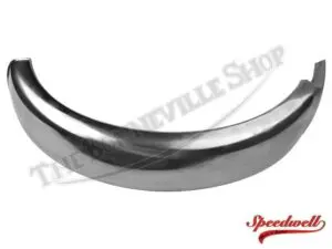 83 4805S 05 TRIUMPH 750 T140 TR7 UNDRILLED STAINLESS STEEL REAR MUDGUARD 1973 75 1