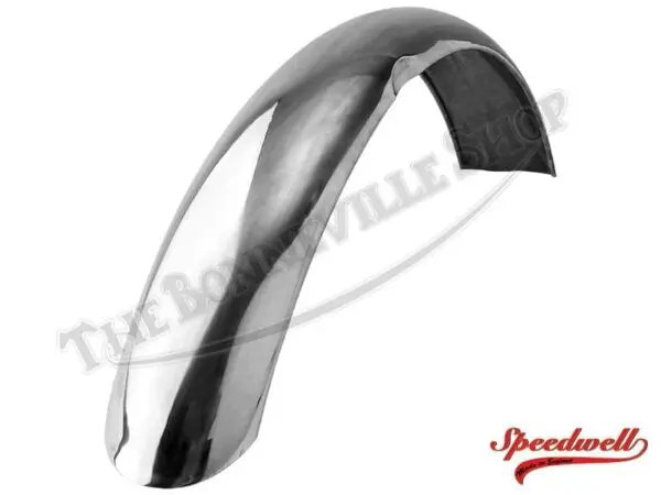 97 1687 01 Triumph 500 650 1964 66 Alloy Front Speedwell Mudguard Fender Razor Edge TBS