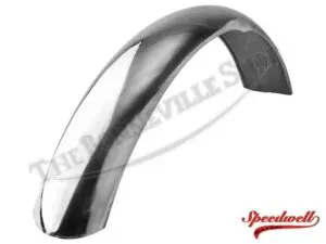 97 1687 02 Triumph 500 650 1964 66 Alloy Front Speedwell Mudguard Fender Razor Edge TBS