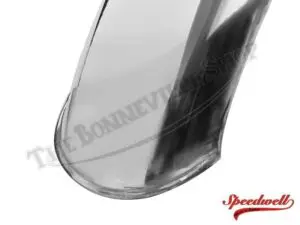 97 1687A 03 TRIUMPH 500 650 ALLOY FRONT MUDGUARD FENDER ROLLED EDGE 1969 70 1