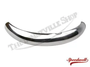 97 1687A 05 TRIUMPH 500 650 ALLOY FRONT MUDGUARD FENDER ROLLED EDGE 1969 70