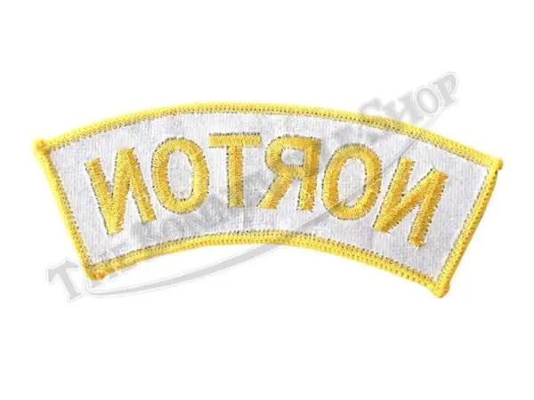 TBS NORTON MOTORCYCLES LOGO EMBROIDERED SHOULDER PATCH CLUB PATCH