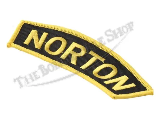 TBS NORTON MOTORCYCLES LOGO EMBROIDERED SHOULDER PATCH CLUB PATCH