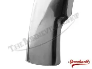 82 8144 04 Triumph 500 650 Stainless Rear Speedwell Mudguard Fender With Beaded Lip