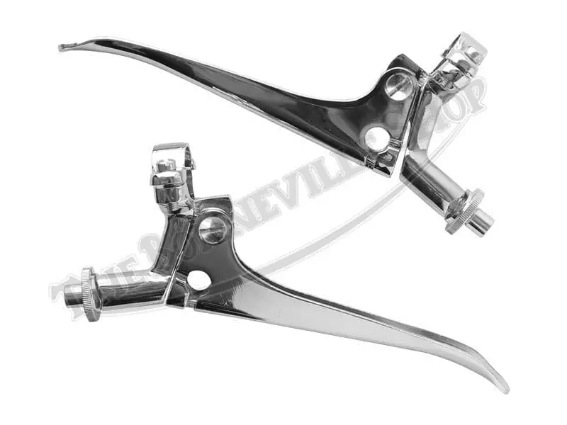 TRIUMPH AMAL TYPE CLUTCH BRAKE LEVER SET BLADE END UK MADE
