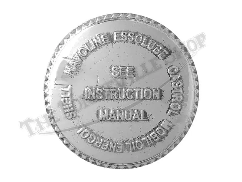 65 8500 01 BSA A7 A10 B25 B31 B32 B33 B34 B40 B44 C10 C15 OIL TANK PRIMARY INSPECTION CAP UK MADE