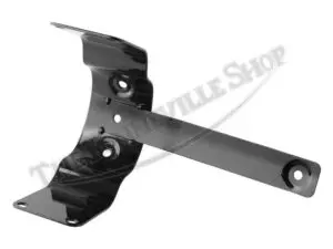 TRIUMPH T TR T FRONT FENDER MUDGUARD BRIDGE PIECE STAY BLACK