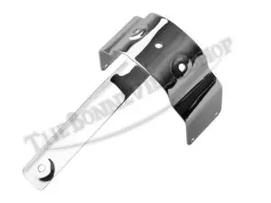 C TRIUMPH T TR T FRONT FENDER MUDGUARD BRIDGE PIECE STAY CHROME