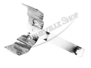 C TRIUMPH T TR T FRONT FENDER MUDGUARD BRIDGE PIECE STAY CHROME