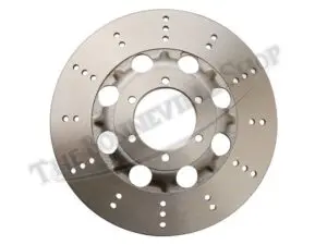 37 7079 LC 02 TRIUMPH 750 DRILLED LIGHTENED HARDCHROMED 6 HOLE DISC BRAKE ROTOR UK MADE ROB NORTH TYPE