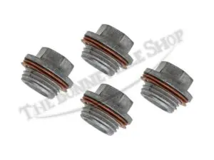 71 2079 A 01 TRIUMPH 500 1971 74 650 1971 72 ROCKER BOX VALVE INSPECTION CAP SET WITH COPPER WASHERS