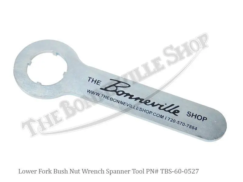 Lower fork bush nut wrench spanner tool