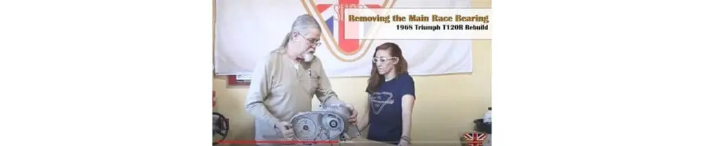 removing the main race bearing