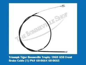 60 0664 custom motorcycle cable
