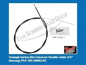TBS 30002 08 custom motorcycle cable