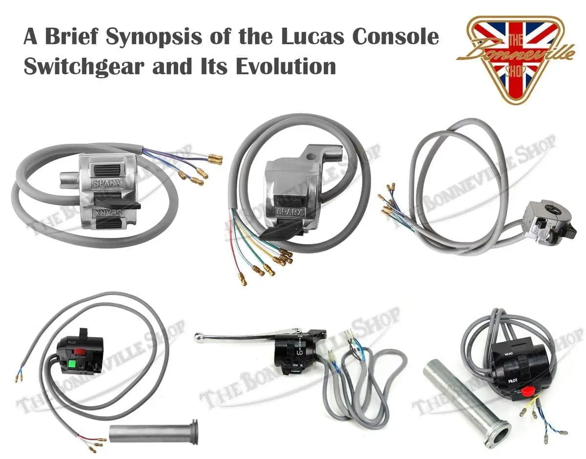 Switchgear for Triumph and BSA motorcycles