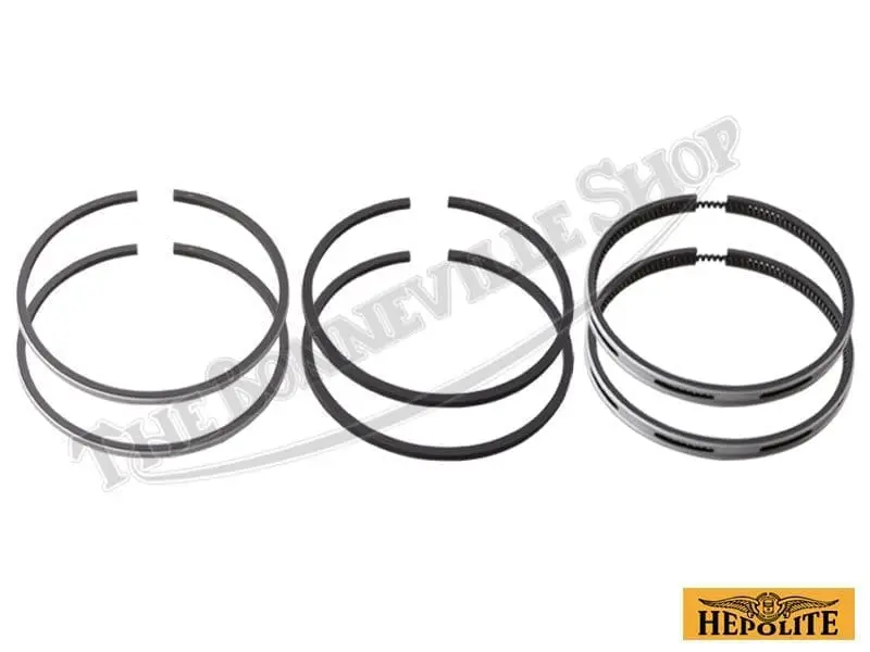 06 7058 01 Norton 750 Commando Piston Ring Set Genuine Hepolite R26260