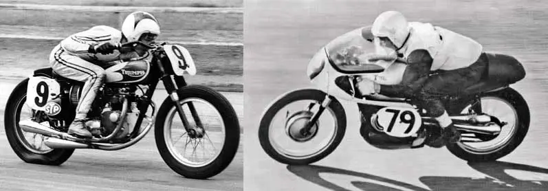 Gary Nixon and Buddy Elmore Triumph Daytona