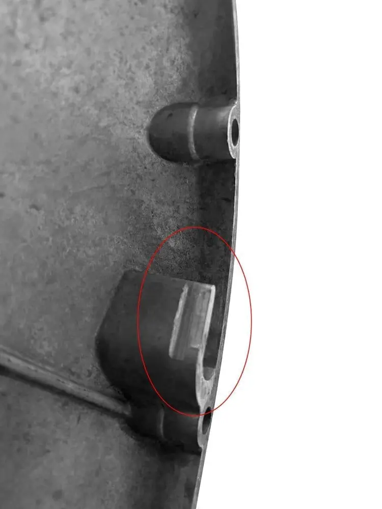 chain case cover close up