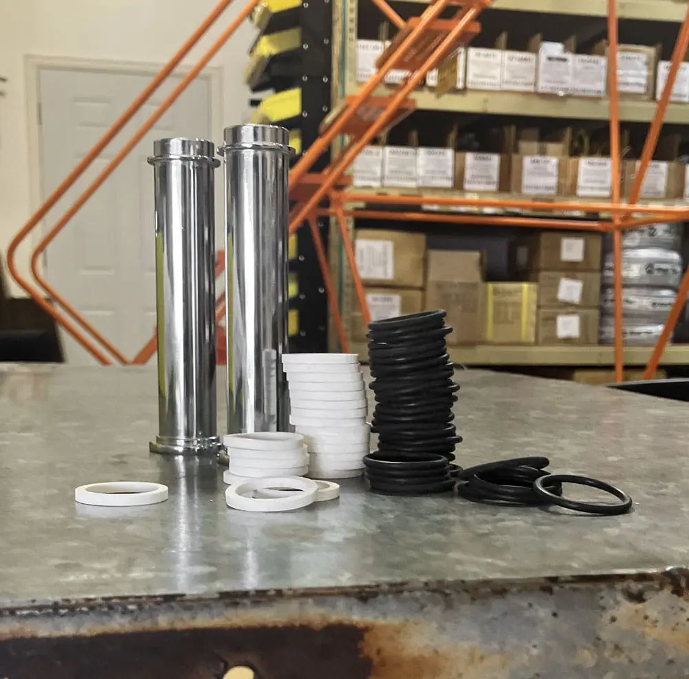 pushrod tubes and seals triumph top end