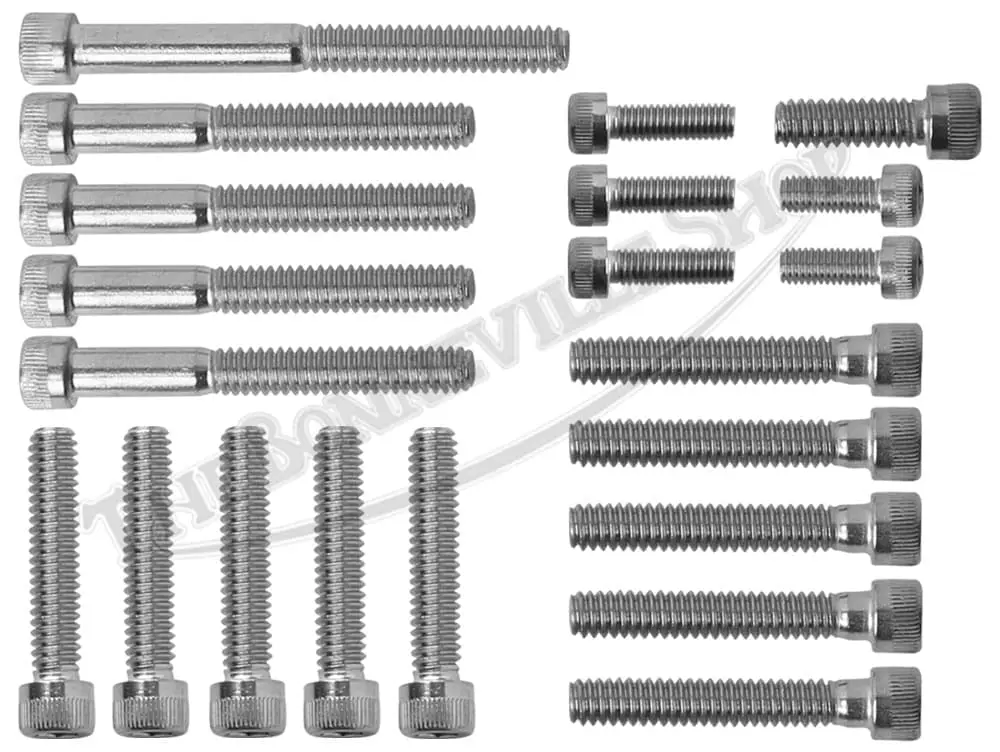 Engine Cover Allen Screw Set Stainless Steel UNC 1969-1970 PN# TBS-08-9201