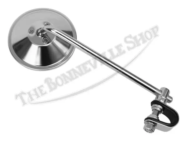 60-0005 T Triumph Norton BSA Universal Clamp On Mirror 8 inch stem