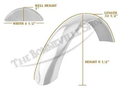 fender measurement 97-1997