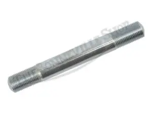Metal bolt stud with threaded ends