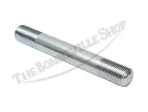 Metal bolt stud with threaded ends